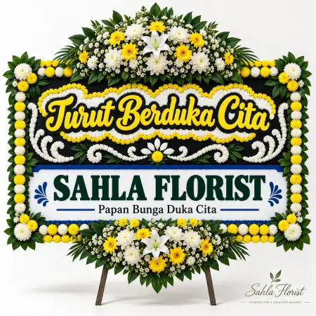 Papan Bunga Duka Green Ville